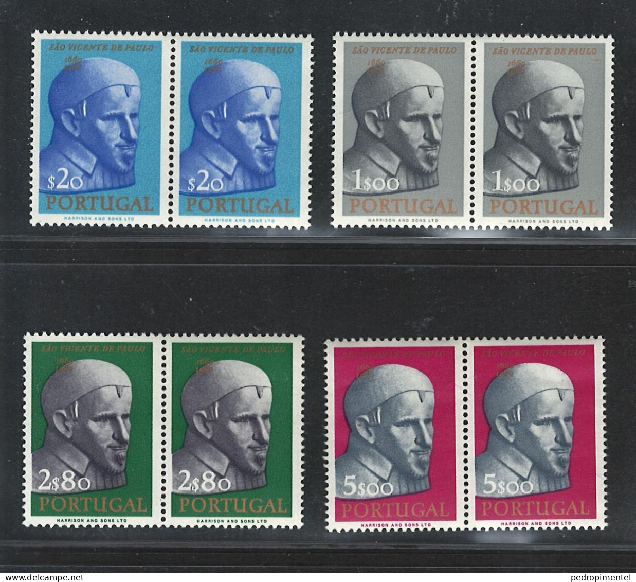 Portugal Stamps 1963 "St Vincent" Condition MNH #912-915 (pairs) - Neufs