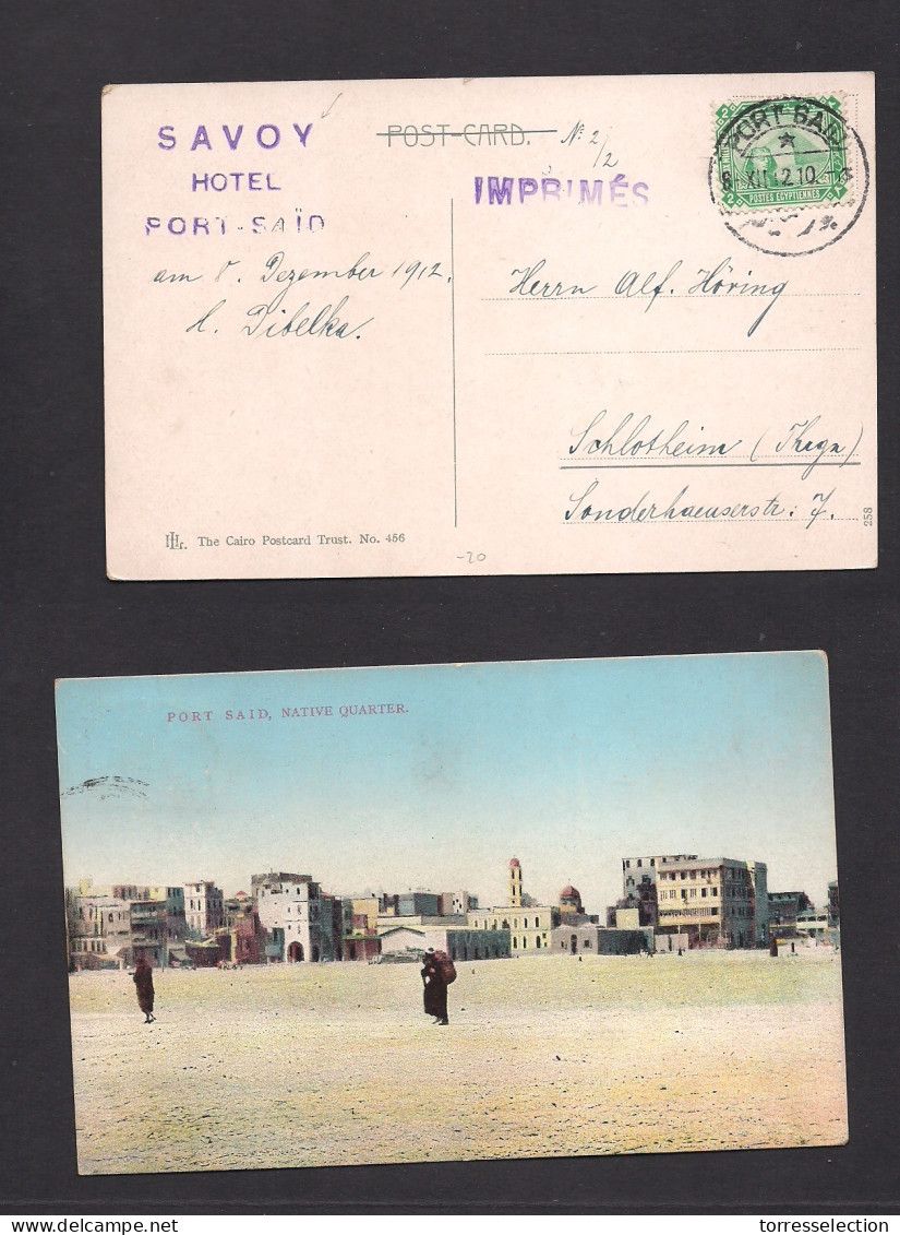 EGYPT. 1900 (12 Nov) Cairo - Switzerland, Zurich (20 Nov) Multifkd Early Ppc. Mena House Hotel. XSALE. - Autres & Non Classés