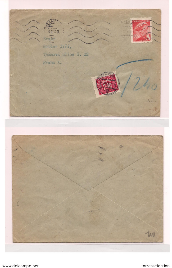 CZECHOSLOVAKIA. Postage Due - 1951. Easy Deal. XSALE. - Sonstige & Ohne Zuordnung