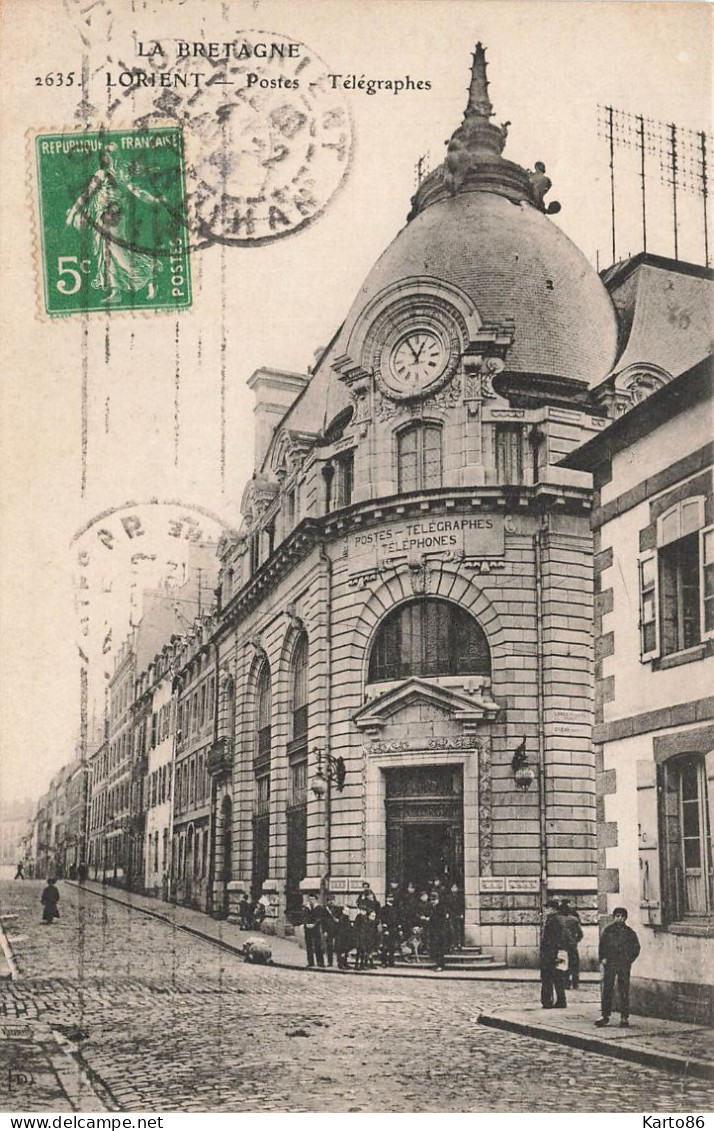 Lorient * Rue , Postes Et Télégraphes - Lorient