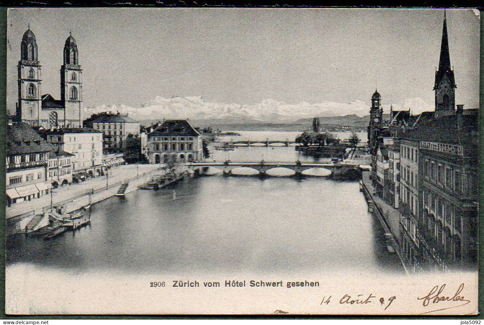 SUISSE - ZURICH Vom Hôtel Schwert Gesehen - Zürich