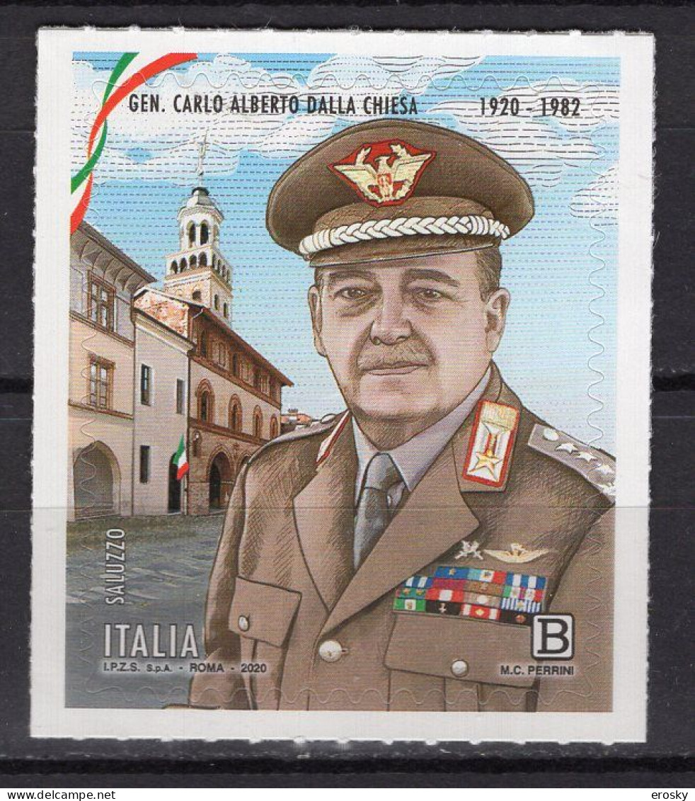 Y2599 - ITALIA ITALIE Unificato N°4072 ** GEN. DALLA CHIESA - 2011-20: Mint/hinged