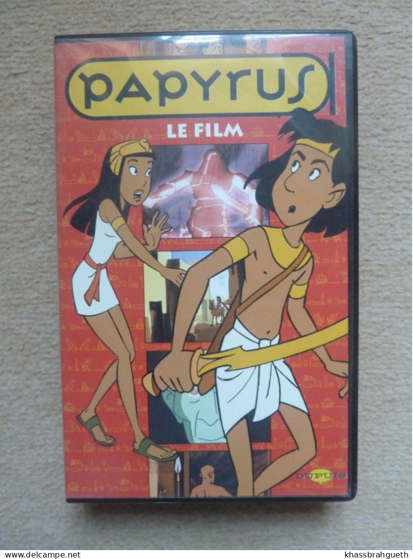 PAPYRUS . LE FILM - DE GIETER (CASSETTE VHS) - DUPUIS 1998 - Animatie