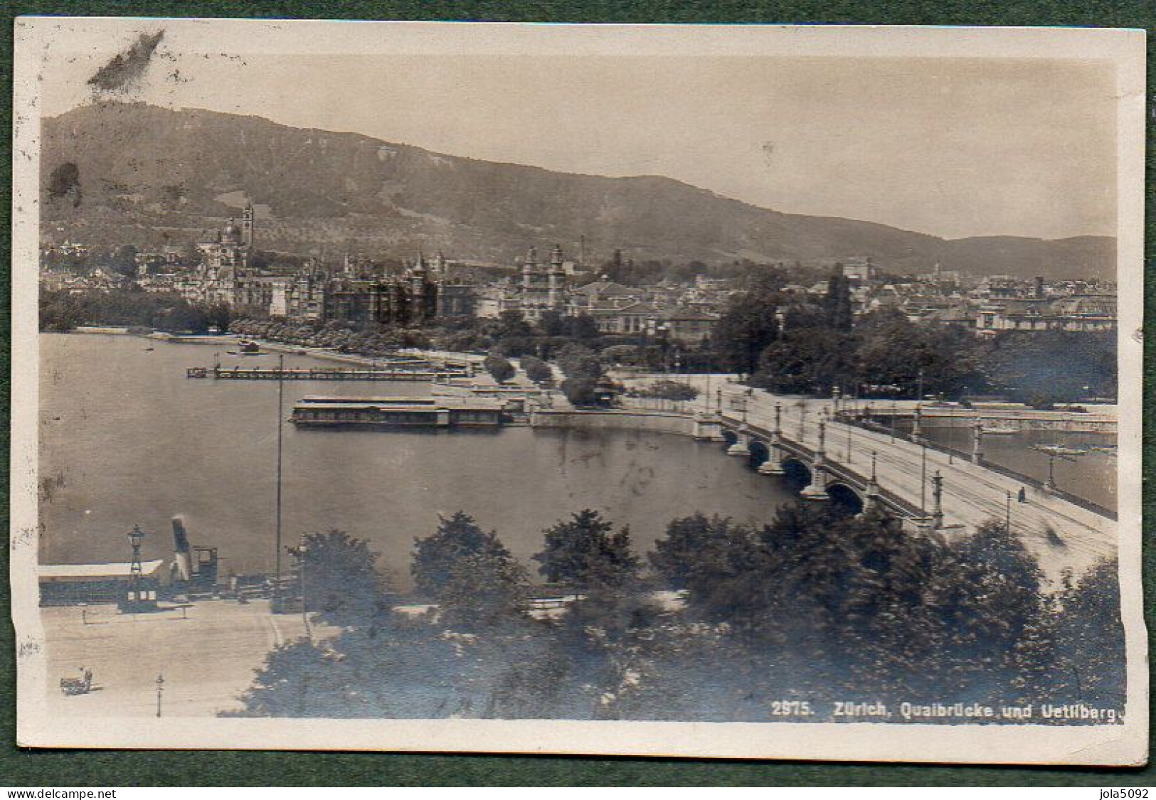 SUISSE - ZURICH - Qualbrückeund Uetliberg - Zürich