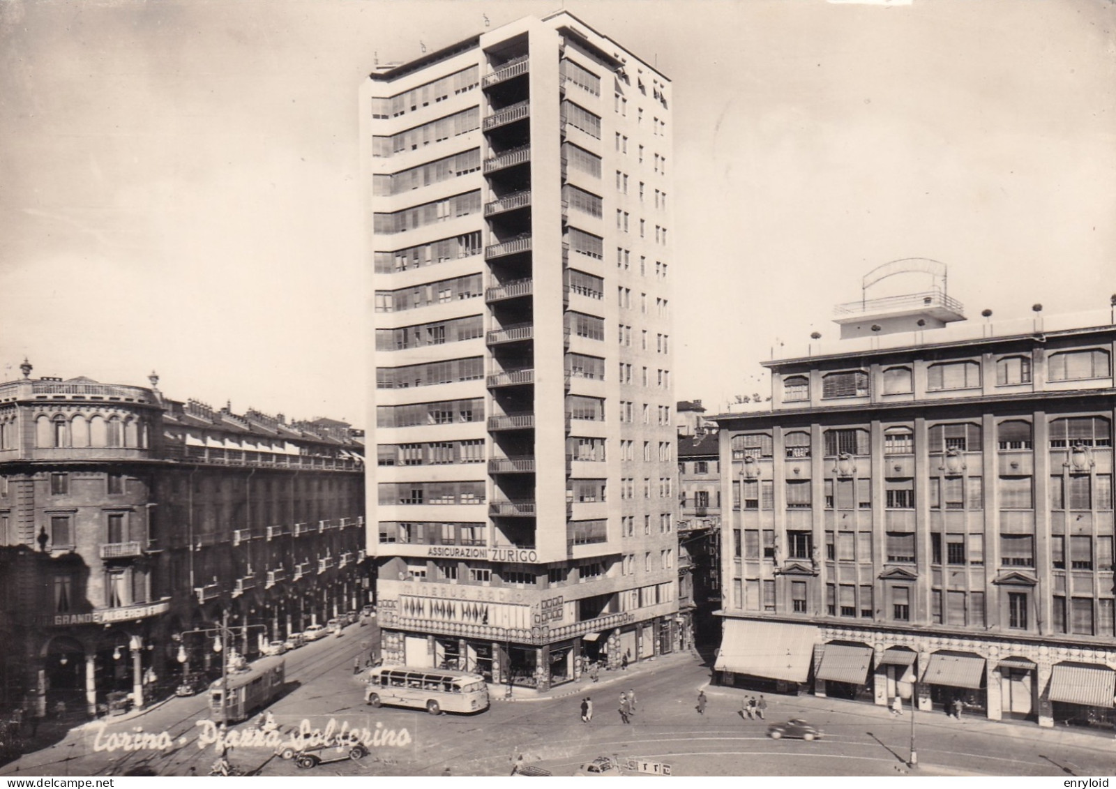 Torino Piazza Solferino  ( Tram ) - Andere & Zonder Classificatie