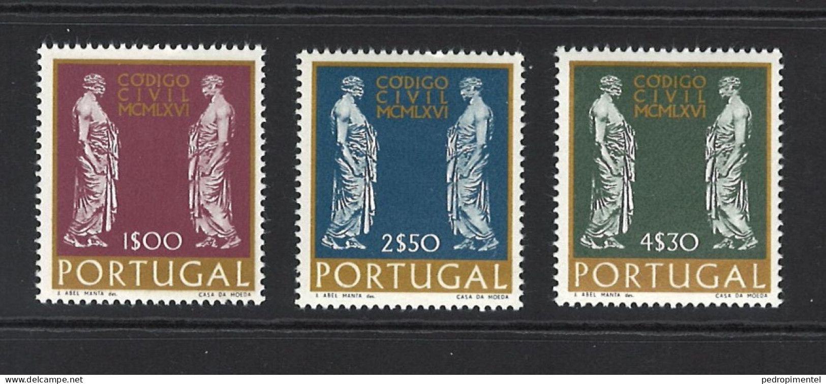 Portugal Stamps 1967 "Civil Law" Condition MNH #1004-1006 - Neufs