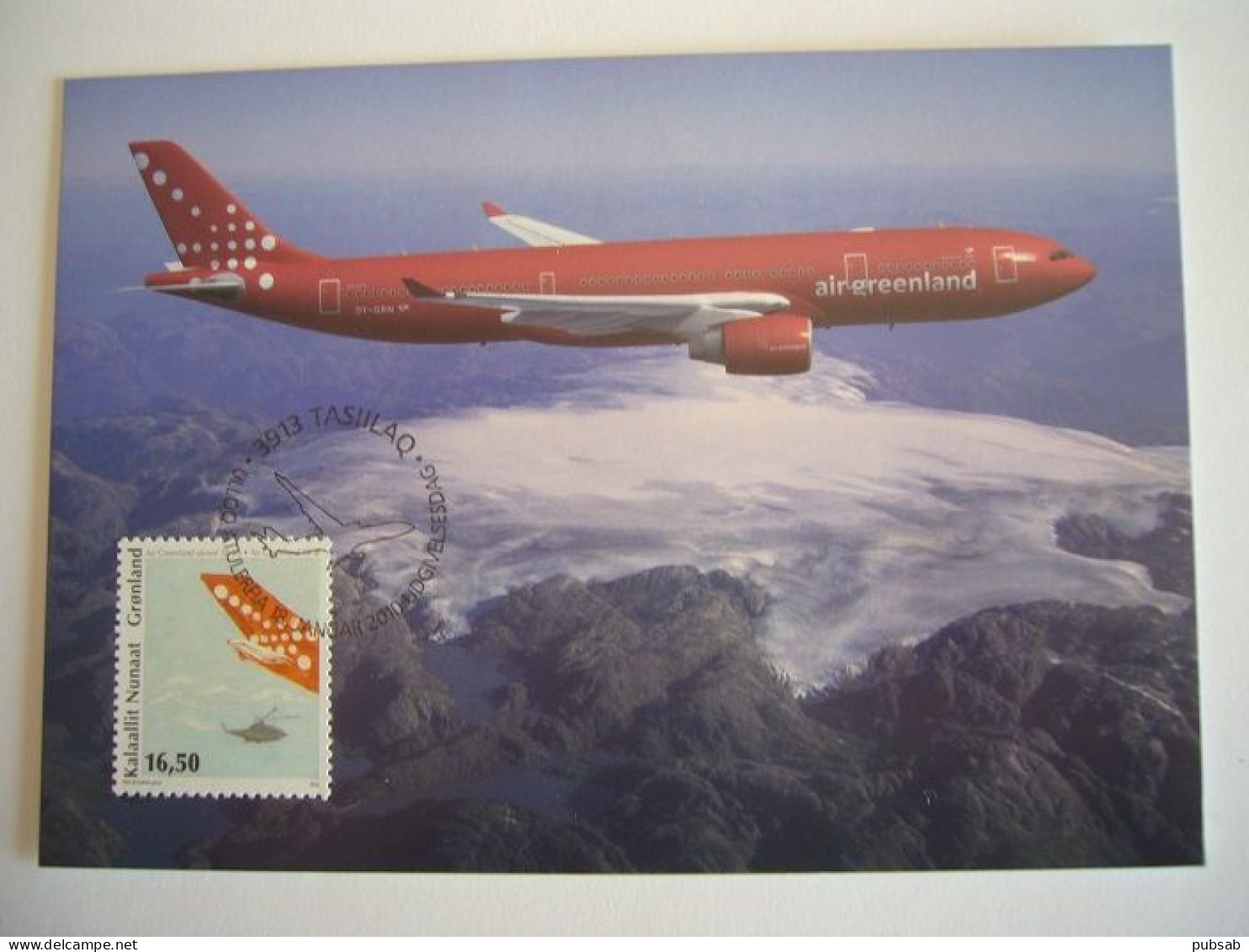 Avion / Airplane / AIR GREENLAND / Airbus A330-800 / Carte Maximum - 1946-....: Modern Tijdperk
