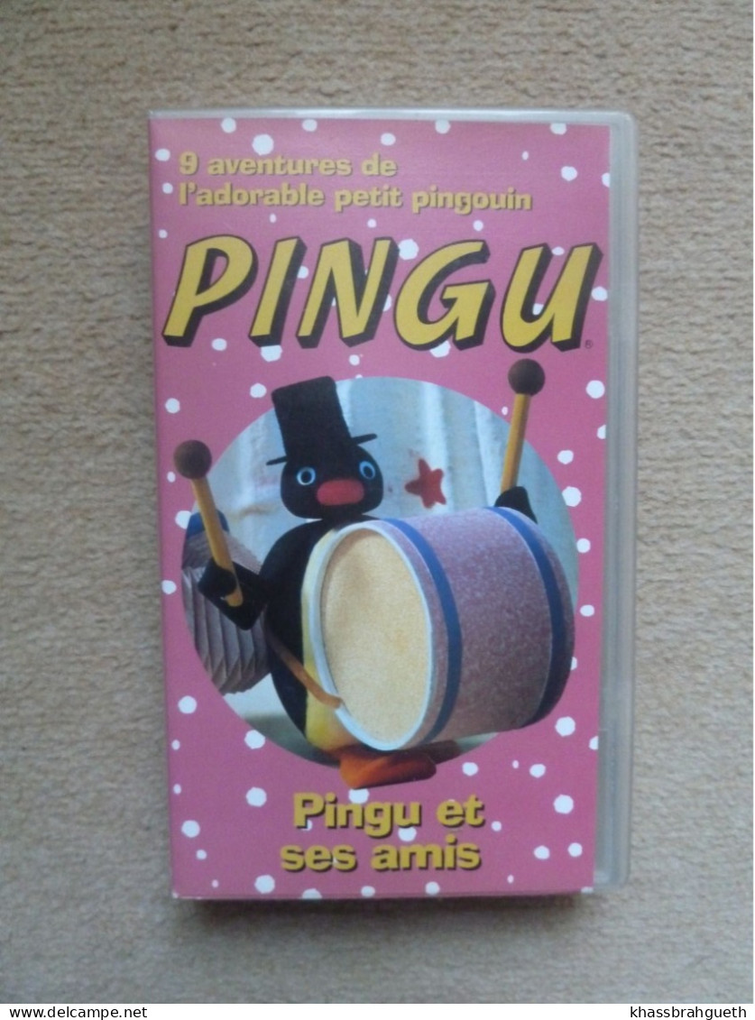 PINGU . PINGU ET SES AMIS (CASSETTE VHS) - SRG / BMG 1992 - Dessins Animés