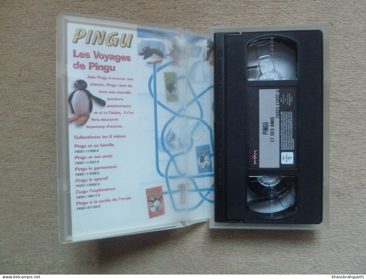 PINGU . PINGU ET SES AMIS (CASSETTE VHS) - SRG / BMG 1992 - Cartoni Animati