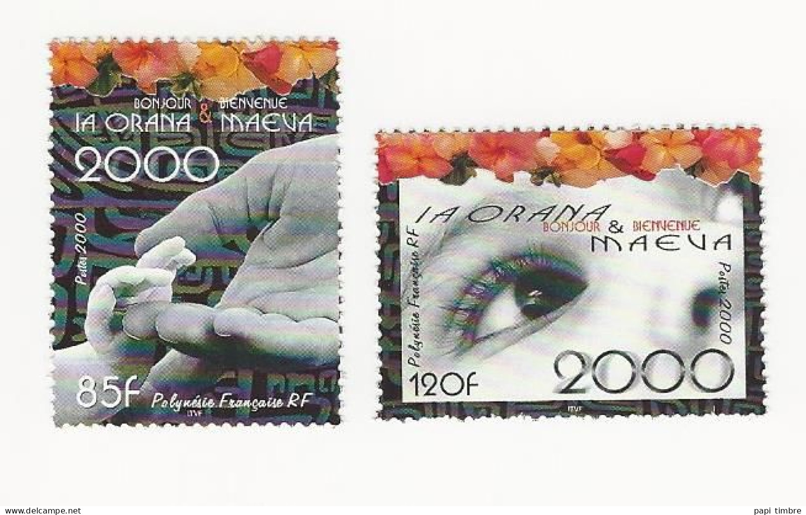 Polynésie-2000-Ia Orana & Maeva - N° 610 Et 611 ** - Ungebraucht