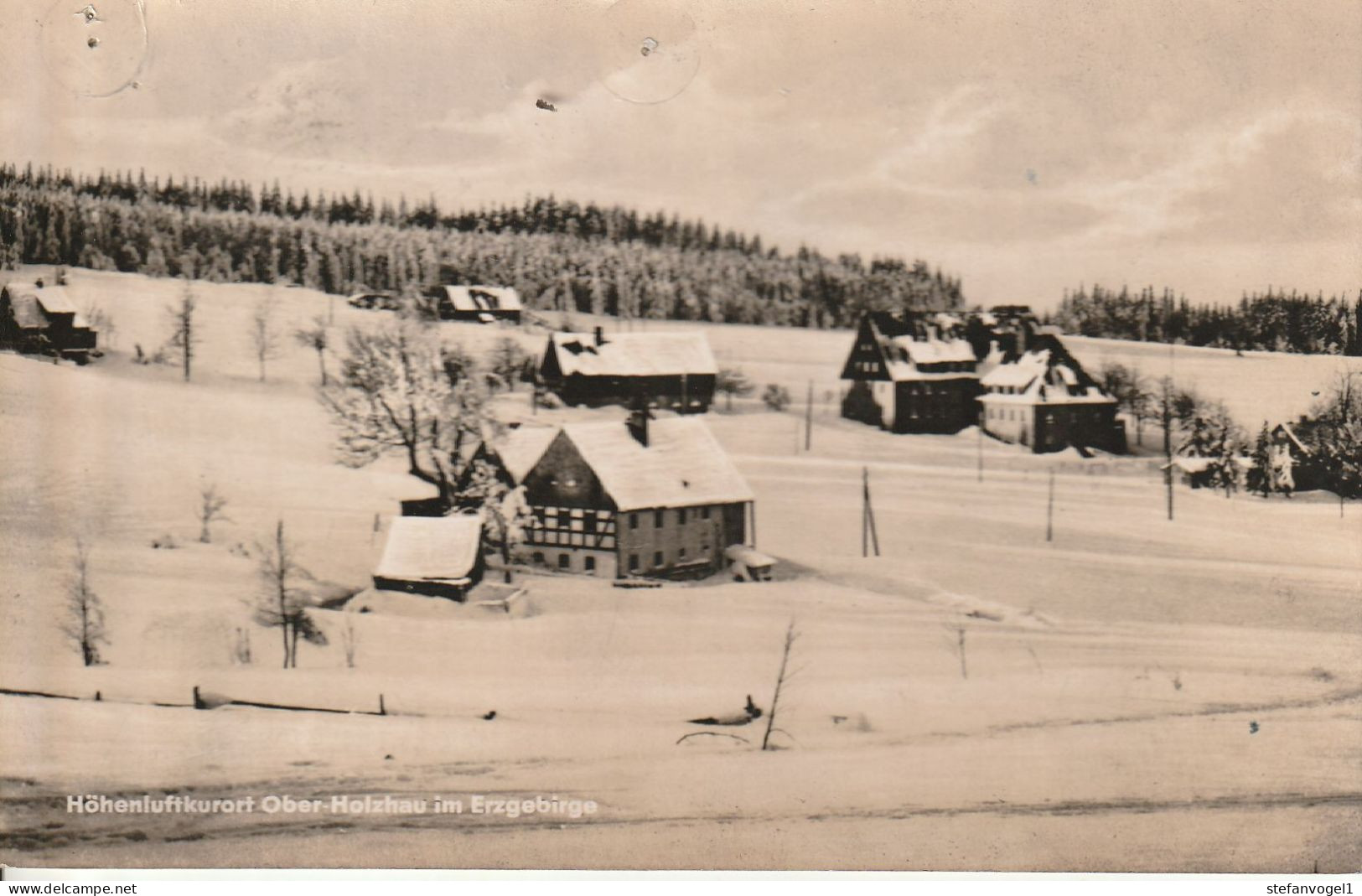 Ober-Holzhau  1963  Im Winter - Holzhau