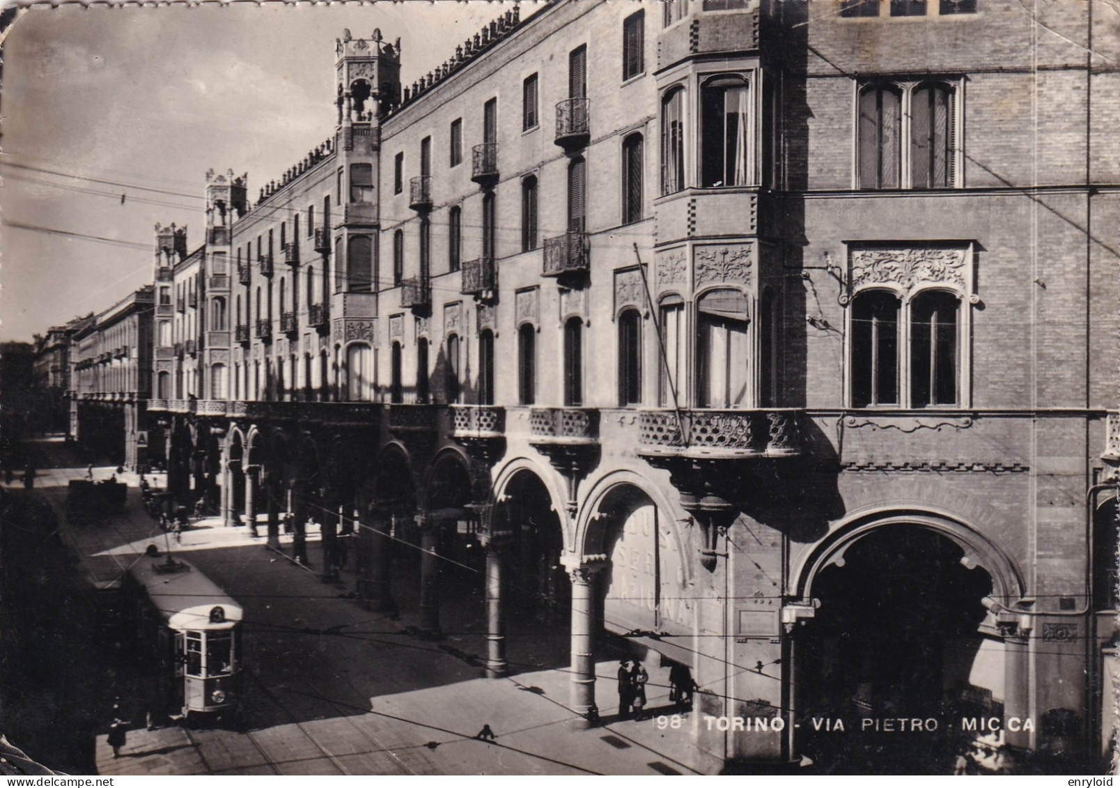 Torino Via Pietro Micca   ( Tram ) - Autres & Non Classés