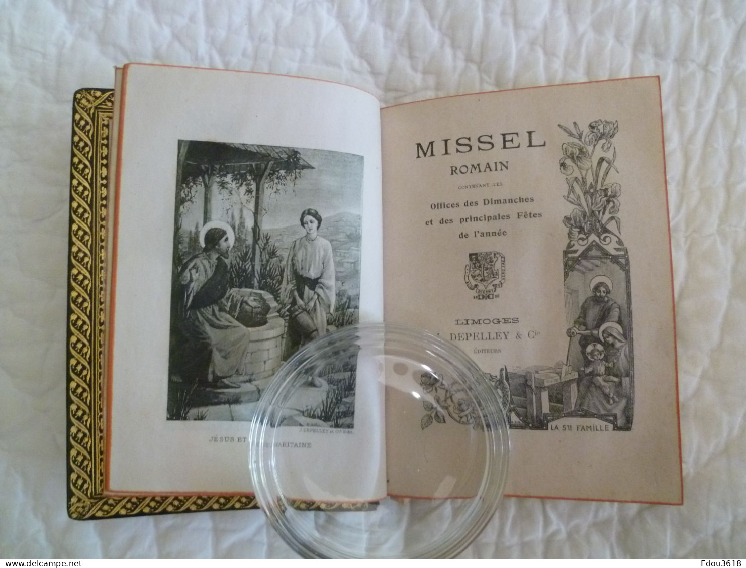 Missel Romain Offices Des Dimanches & Fêtes De L'année Imprimatur Firmin évêque De Limoges éditeur Depelley & Cie 1886 - Religión