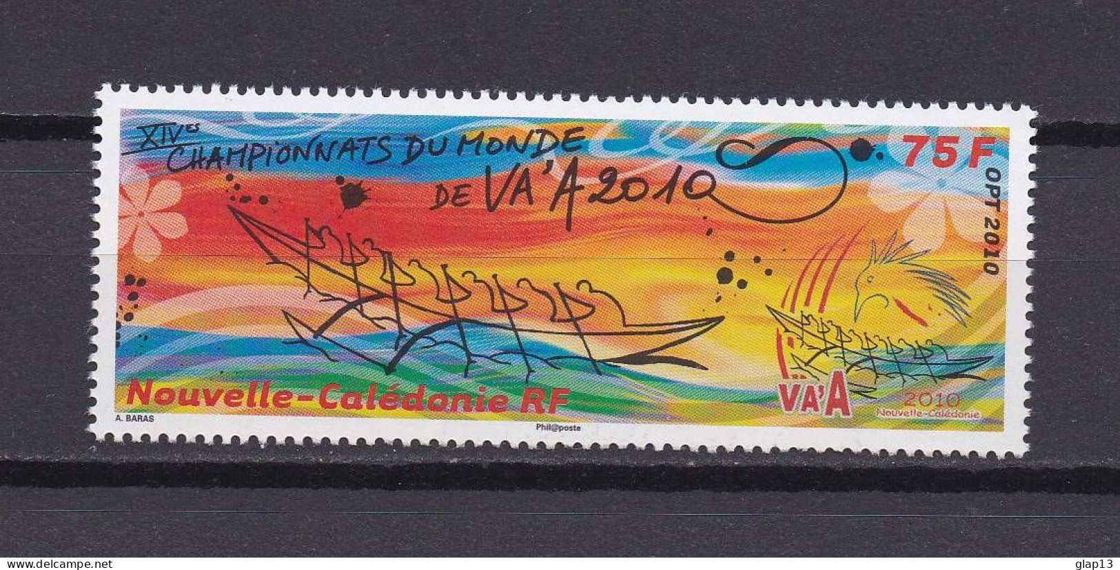 NOUVELLE-CALEDONIE 2010 TIMBRE N°1099 NEUF** PYROGUE - Unused Stamps