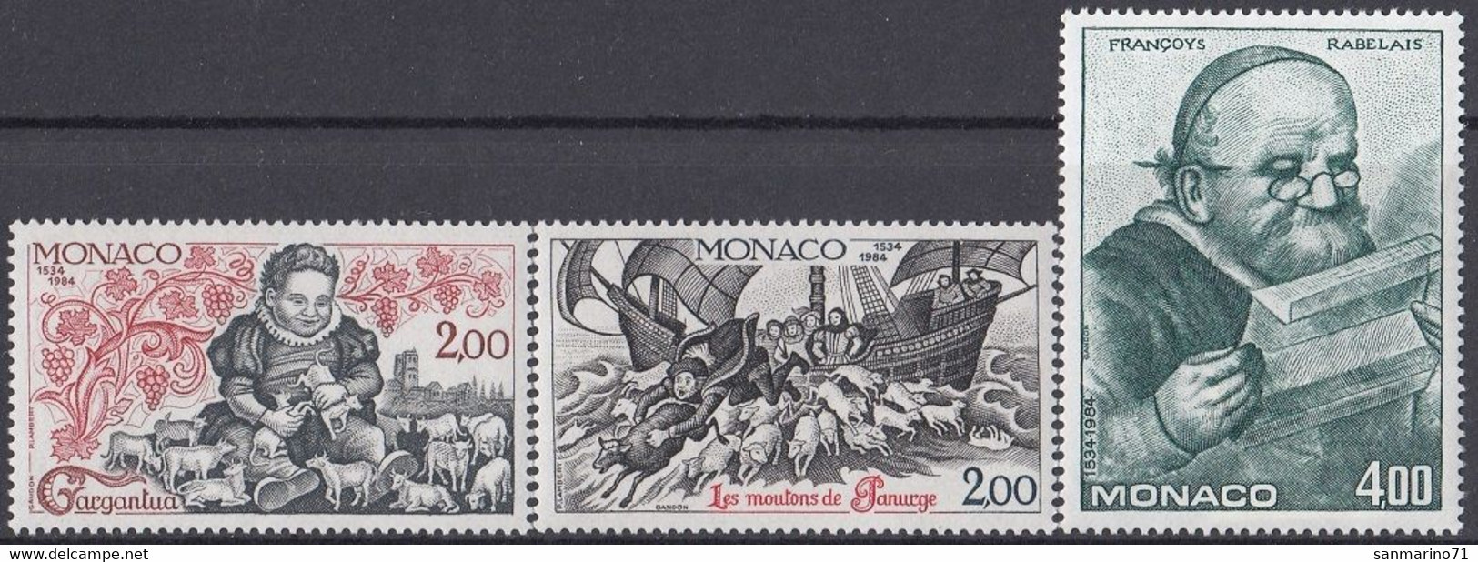 MONACO 1667-1669,unused - Nuevos