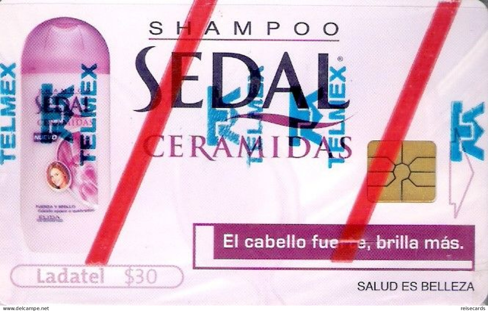 Mexico: Telmex/lLadatel - 2001 Sedal Shampoo. Mint - Mexique