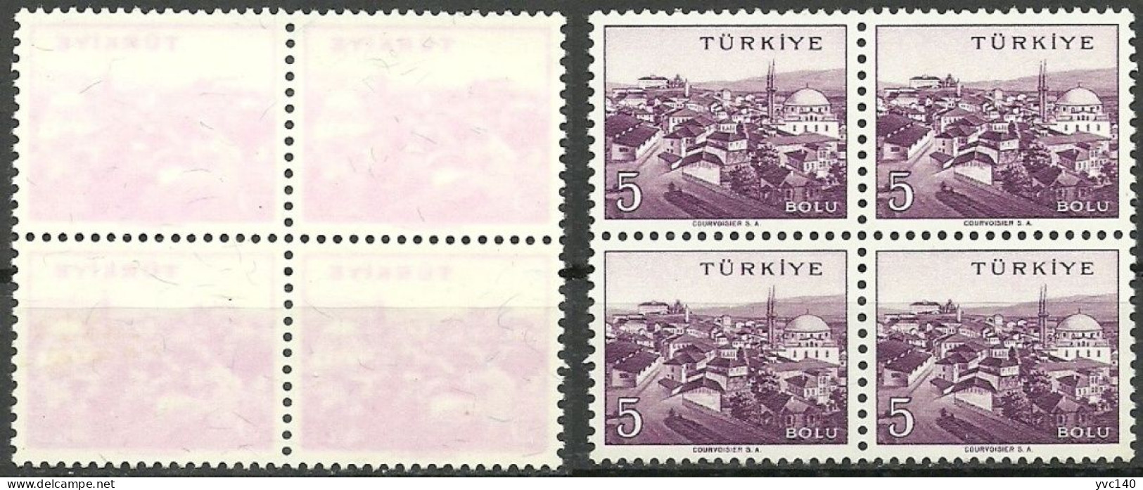 Turkey; 1958 Cities "Bolu", Abklatsch Print MNH** - Unused Stamps