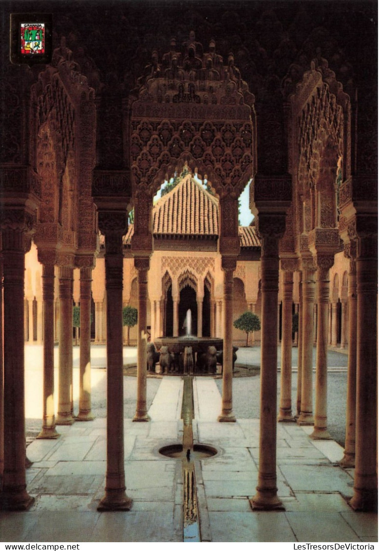 ESPAGNE - Granada - Alhambra - Vue Sur La Cour Des Lions - Carte Postale - Granada