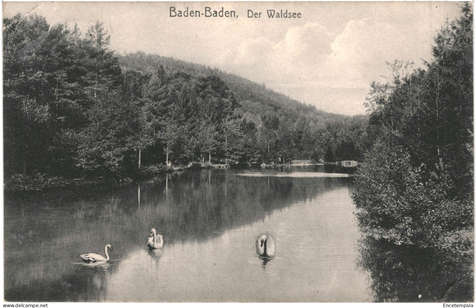 CPA Carte Postale Germany Baden Baden Der Waldsee1910 VM80493 - Baden-Baden