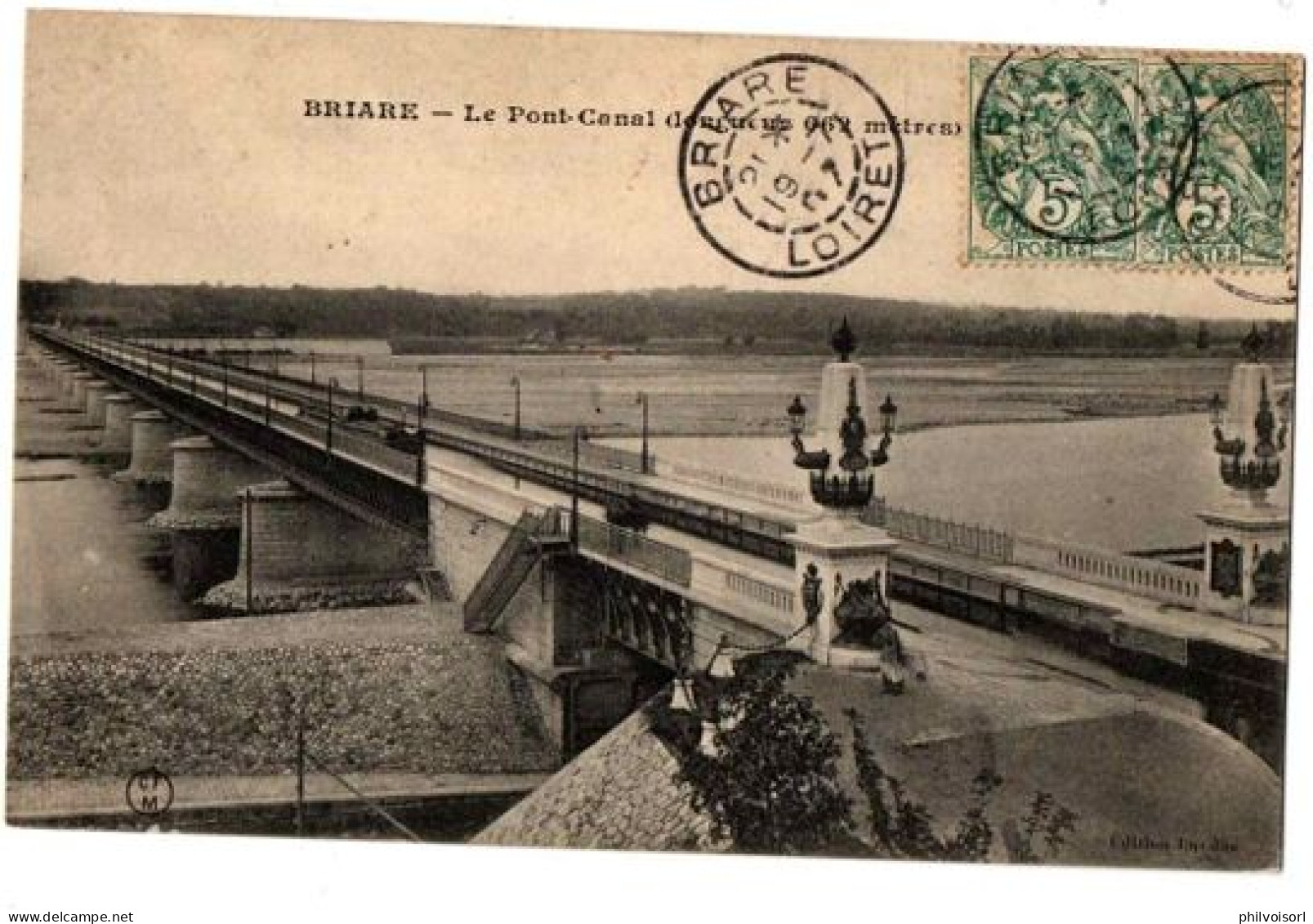 BRIARE LE PONT CANAL 1 PENICHE - Briare