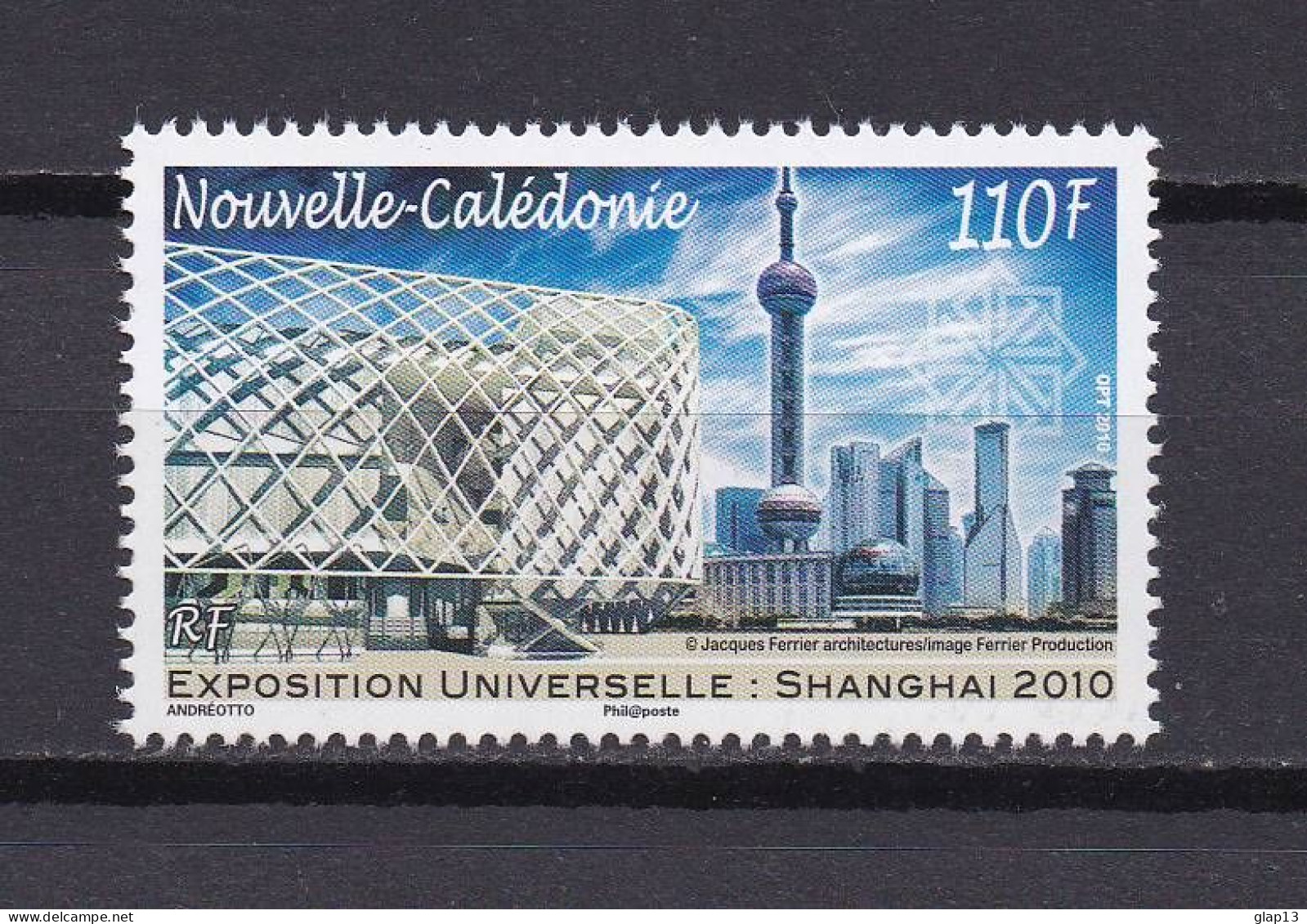 NOUVELLE-CALEDONIE 2010 TIMBRE N°1101 NEUF** EXPOSITION - Unused Stamps