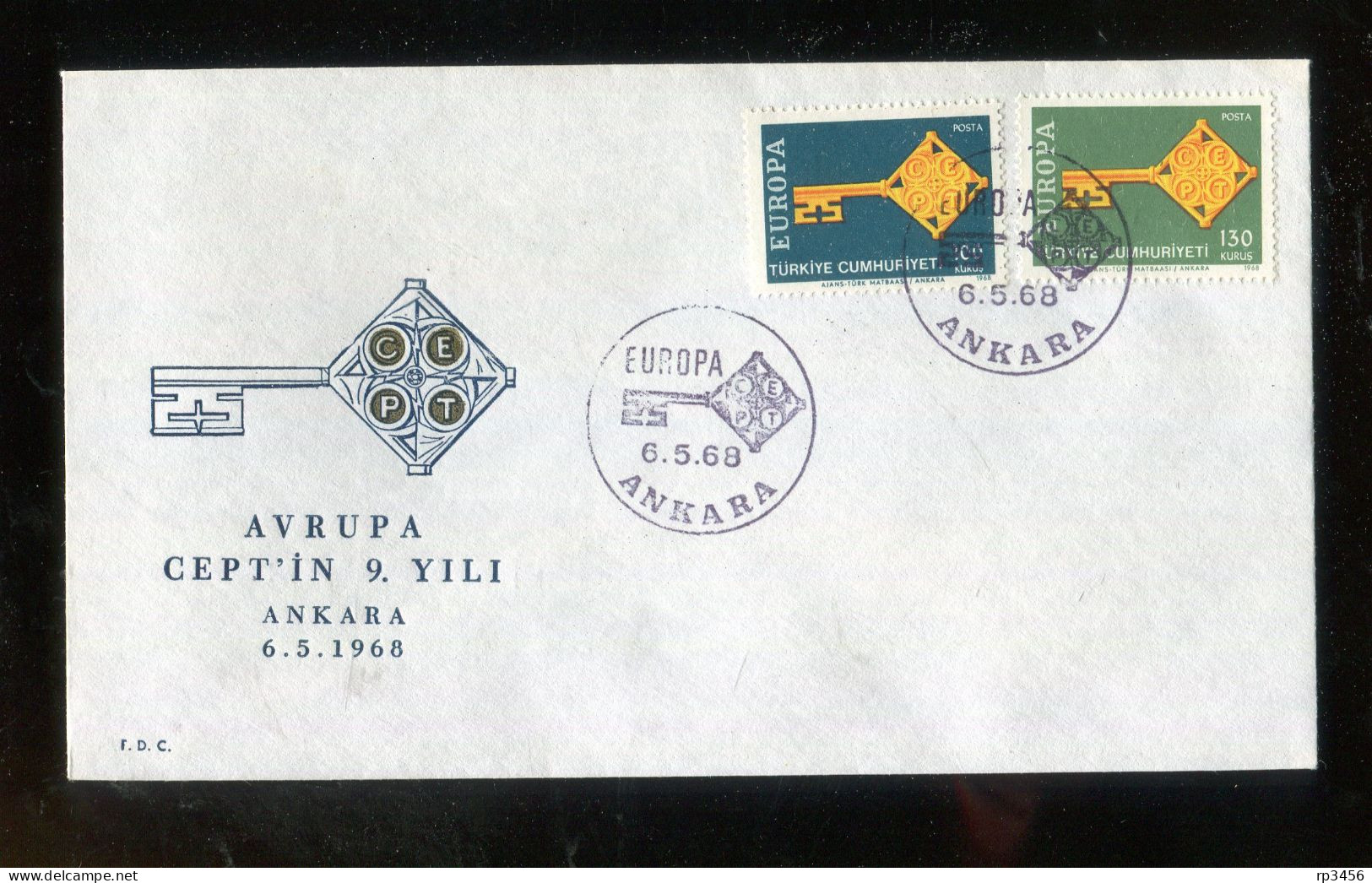 "TUERKEI" 1968, Mi. 2095/2096 FDC (R1224) - FDC