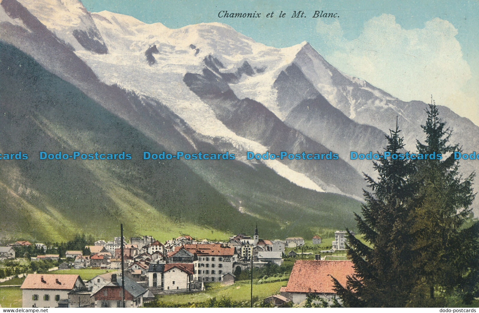 R013027 Chamonix Et Le Mt. Blanc. Jullien Freres - Monde