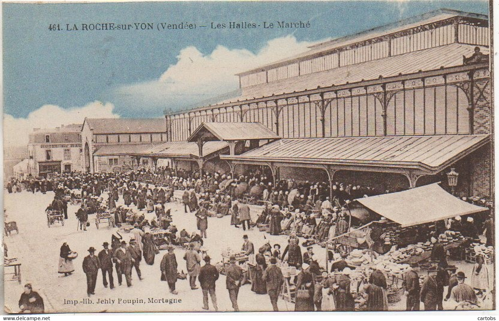 85 LA ROCHE-sur-YON  - Les Halles , Le Marché - La Roche Sur Yon