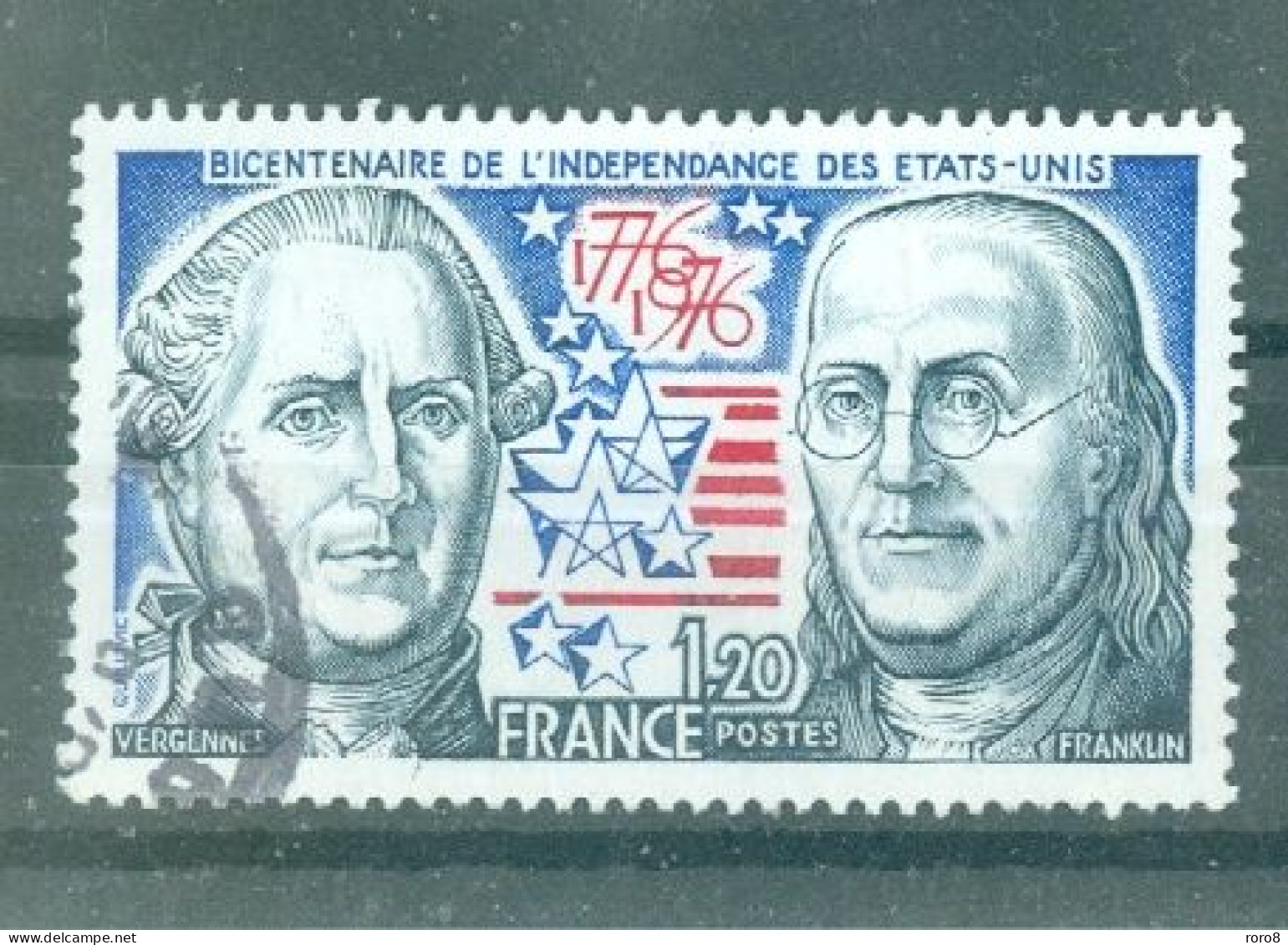 FRANCE - N°1879 Oblitéré - Bicentenaire De L'indépendance Des Etats-Unis. - Gebraucht