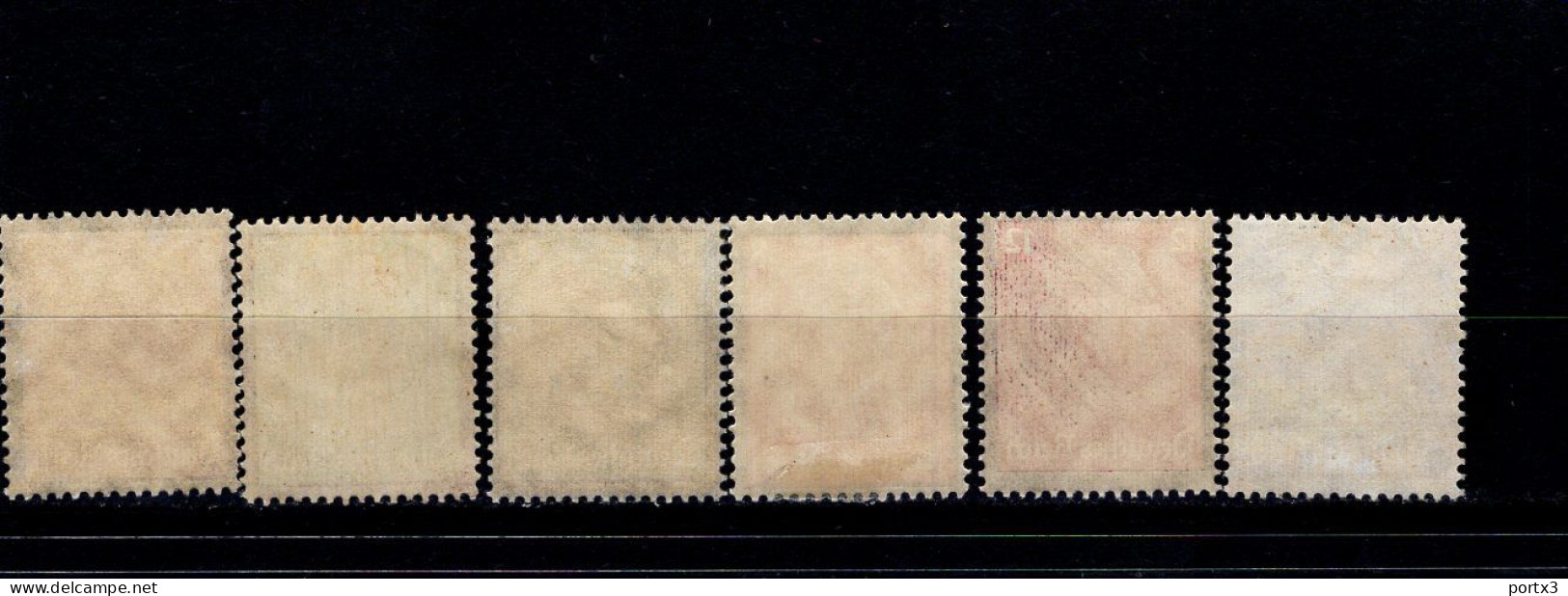 Deutsches Reich 548 - 553 Tod Von Paul Von Hindenburg  MLH * Falz - Unused Stamps