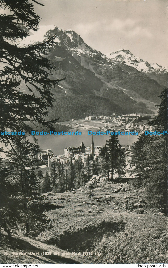 R013363 St. Moritz Dorf Und Bad. Photoglob - Monde