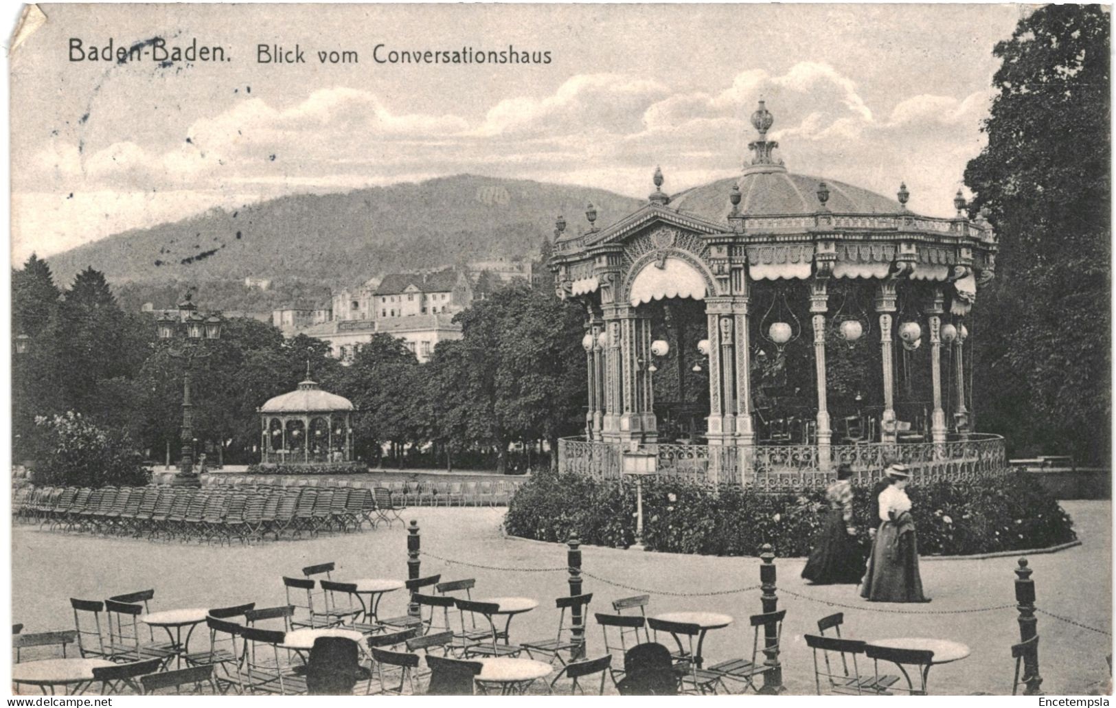 CPA Carte Postale Germany Baden Baden Blick Vom Conversationshaus 1910 VM80497 - Baden-Baden
