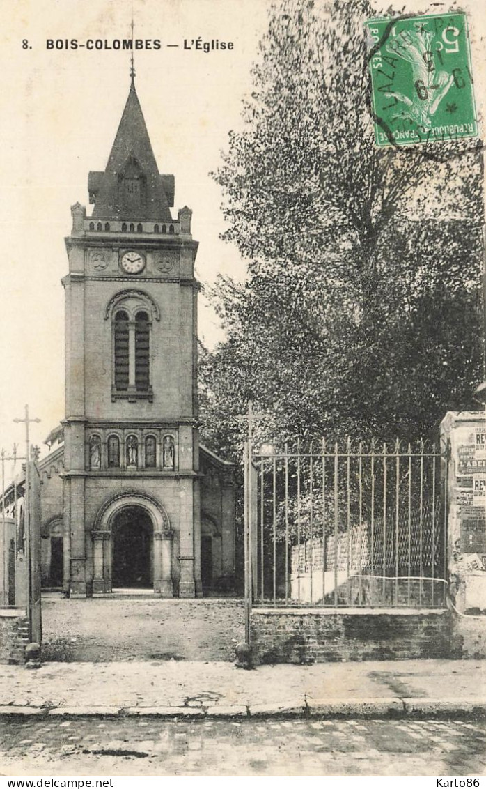 Bois Colombes * Place De L'église Du Village - Colombes