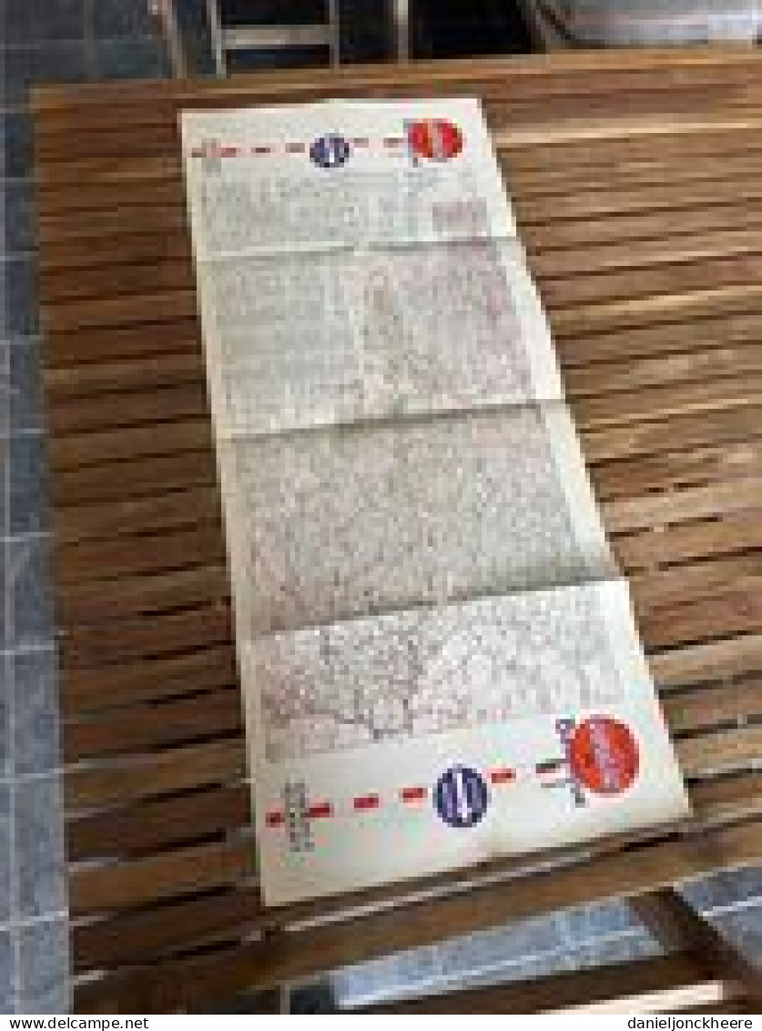 Map Carte Routiere Girault Gilbert  Kaart Brasschaet  1/450 000 Cartes - Geographical Maps