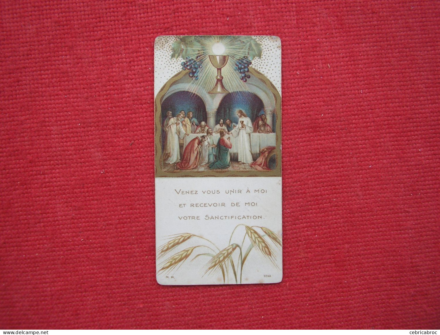LDB - IMAGE RELIGIEUSE - Souvenir De Première Communion Faite En L'église D'ISENAY (Nièvre) Le 6 Juin 1912 - Devotion Images