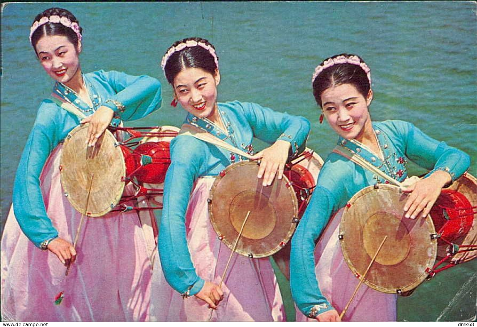 NORTH KOREA - PYONGYANG - ART TROUPE MANSOUDAI - YANGSANDO DANCE - 1970s (18366) - Corea Del Norte
