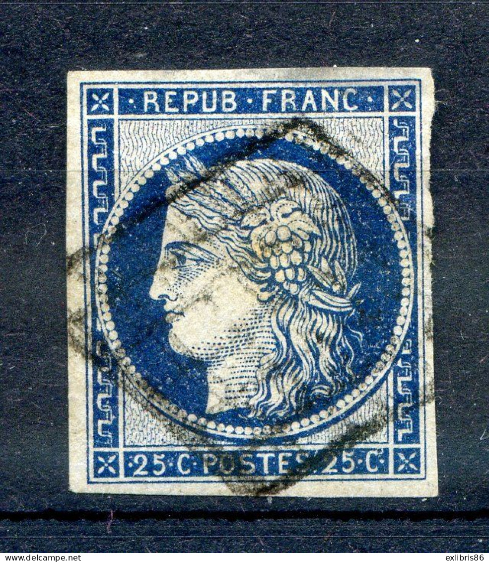 060524 TIMBRE FRANCE N° 4a   4 Marges  Charnière Forte - 1849-1850 Cérès