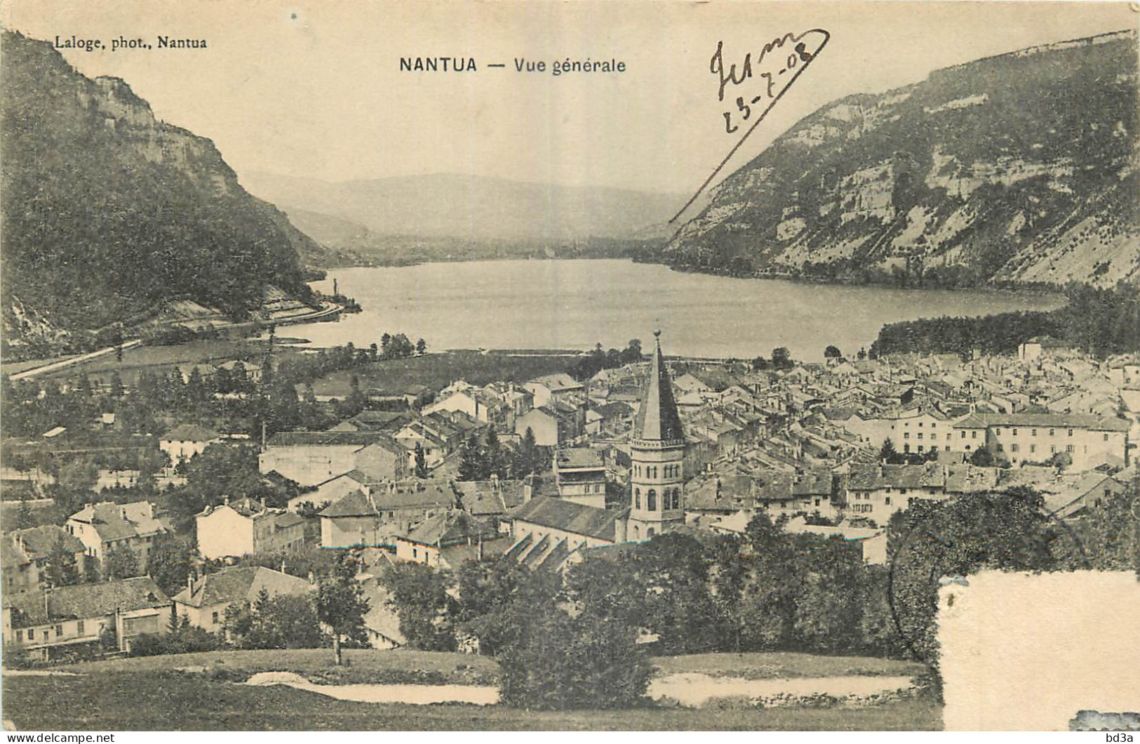 01 - NANTUA - VUE GENERALE - Laloge Phot. Nantua - Nantua