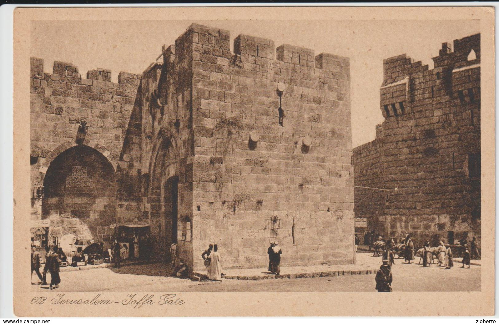 CARTOLINA DI GERUSALEMME JERUSALEM - PALESTINA - FORMATO PICCOLO - Palestina