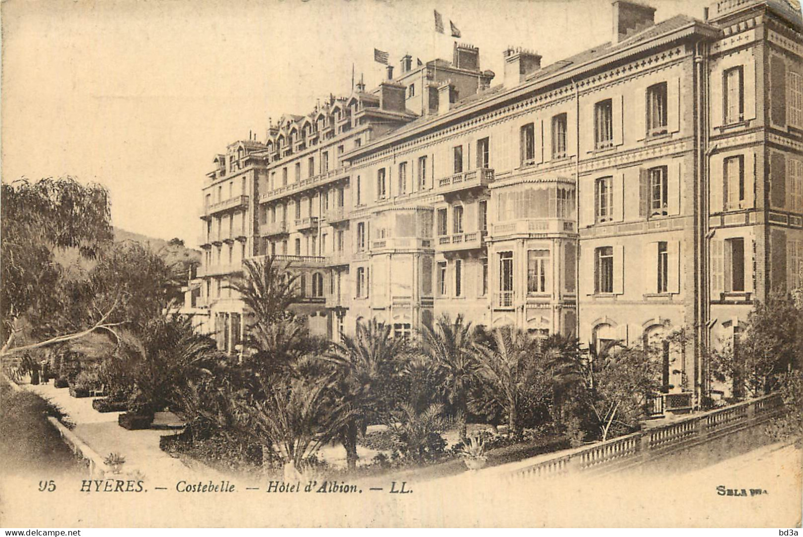 83 - HYERES - COSTEBELLE - HOTEL D'ALBION - LL - 95 - Hyeres