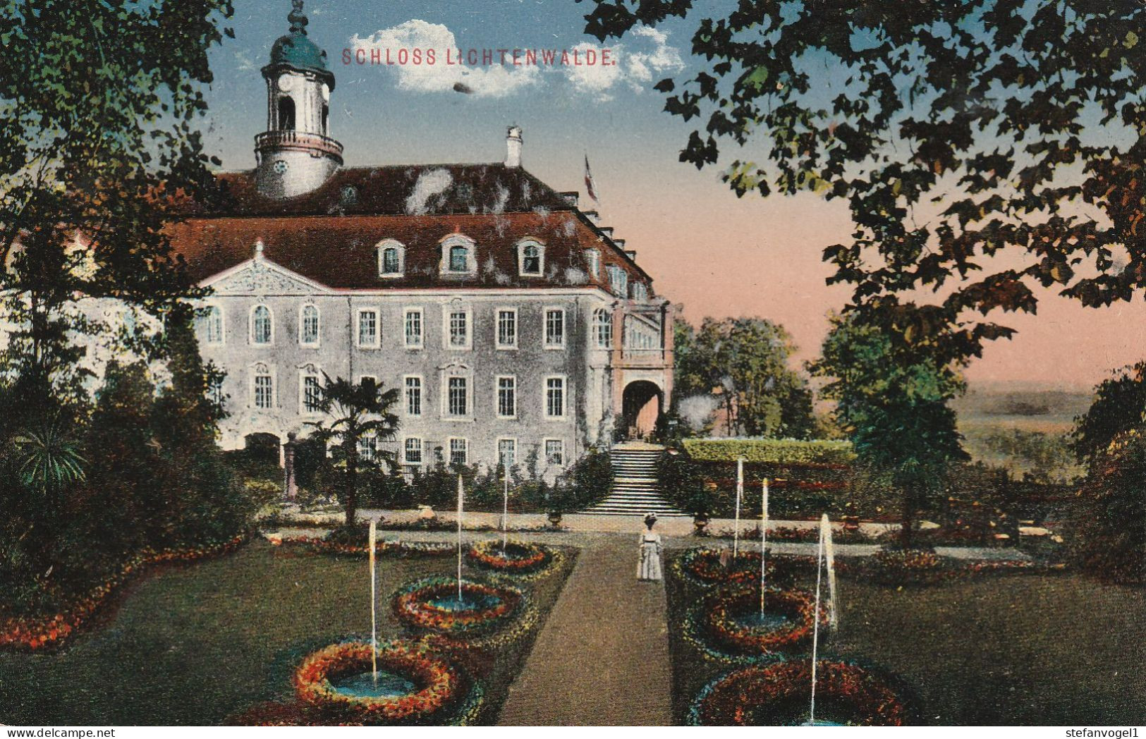 Niederwiesa-Lichtenwalde   Gel. 1915   Schloßpark - Niederwiesa