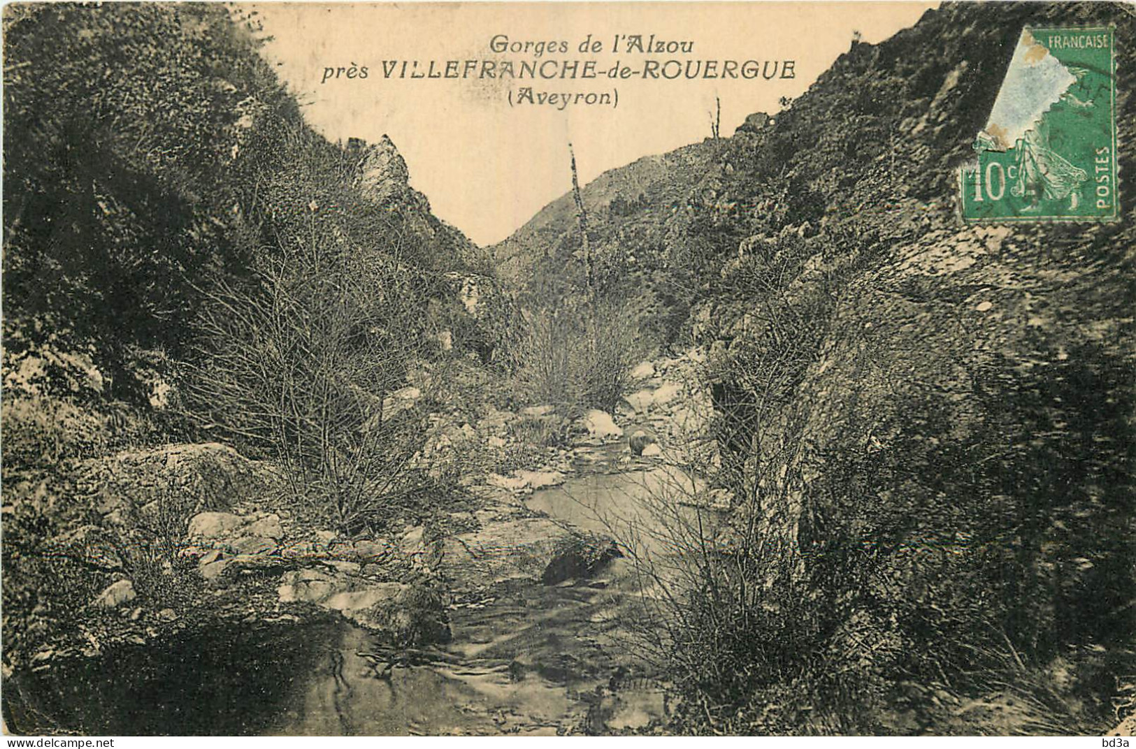 12 - VILLLEFRANCHE DE ROUERGE - GORGES DE L'AIZOU - Villefranche De Rouergue