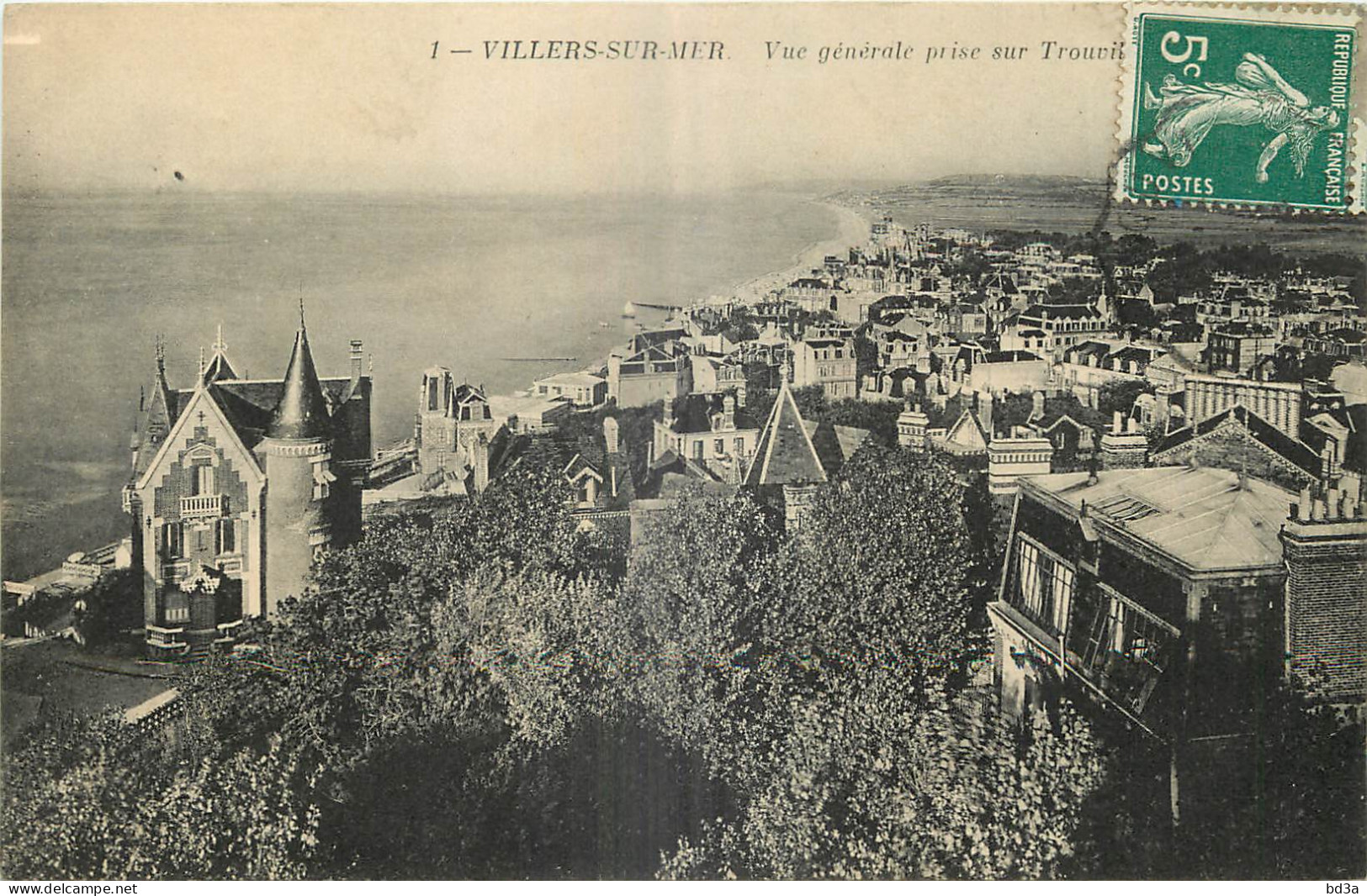 14 - VILLERS SUR MER - VUE GENERALE SUR TROUVILLE - Villers Sur Mer