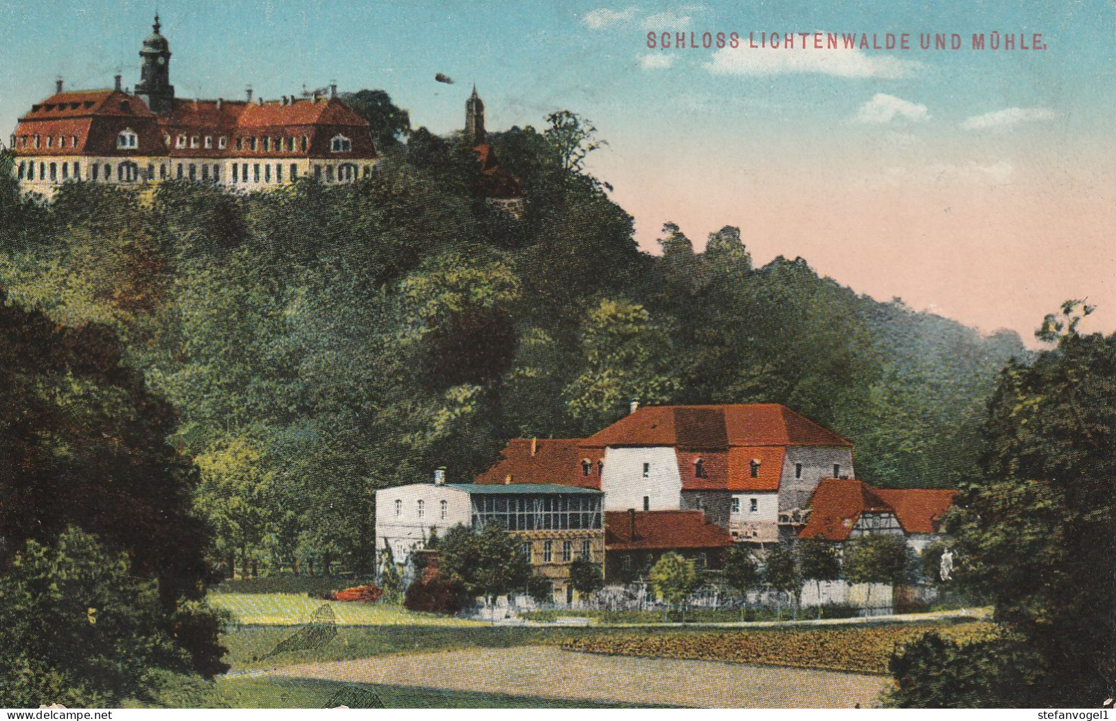 Niederwiesa-Lichtenwalde   Gel. 1912  Schloßmühle - Niederwiesa