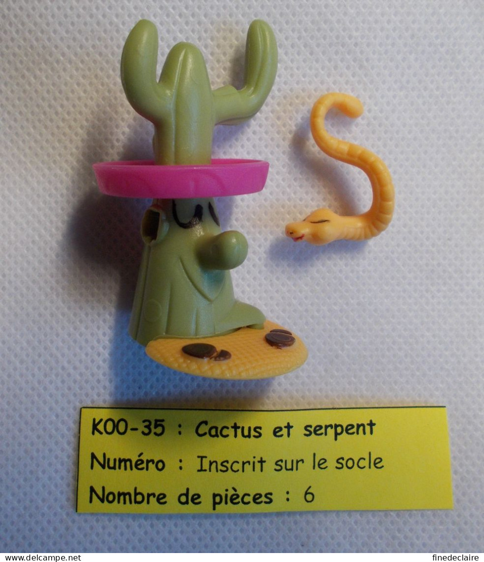 Kinder - Cactus Avec Serpent - K00 35 - Sans BPZ - Montables