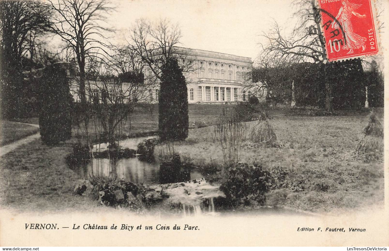FRANCE - Vernon - Le Château De Bizy Et Un Coin Du Parc - Carte Postale Ancienne - Vernon