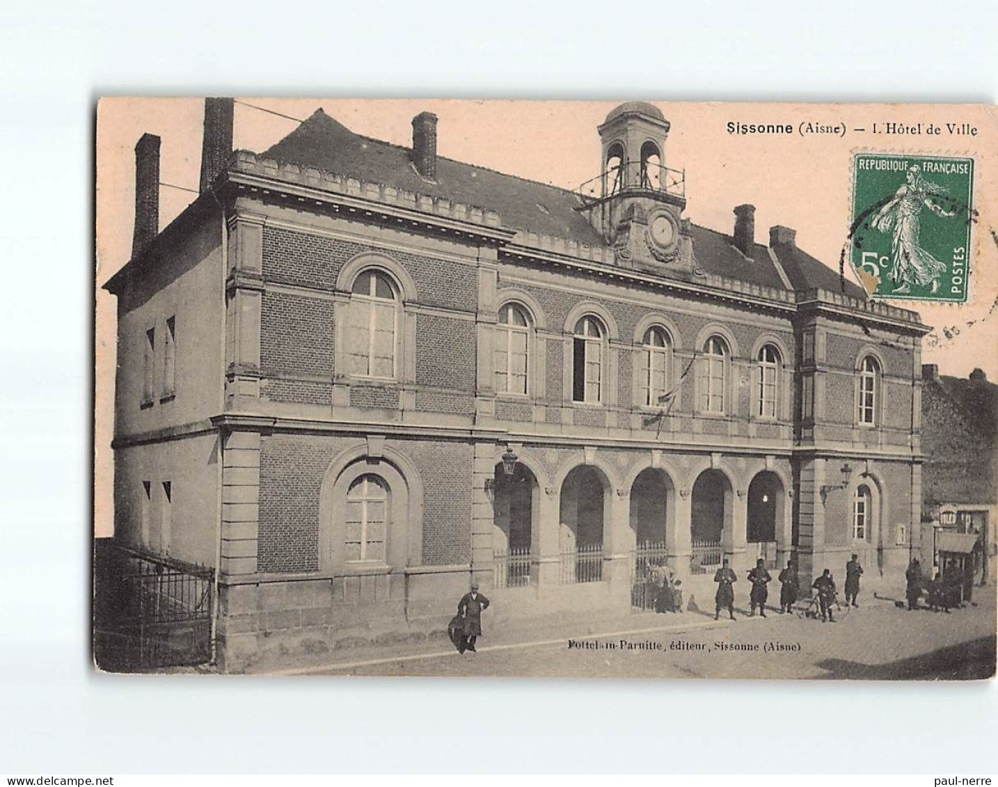 SISSONNE : L'Hôtel De Ville - état - Sissonne