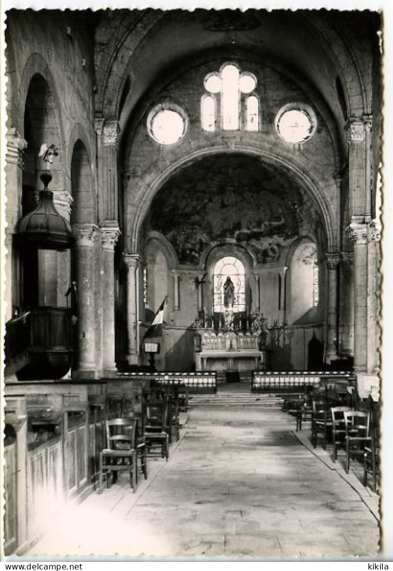 CPSM Dentelée 10.5 X 15 Isère SAINT CHEF (6) Le Chœur De L'Eglise Abbatiale (XIème Siècle)  "photographie Véritable - Saint-Chef