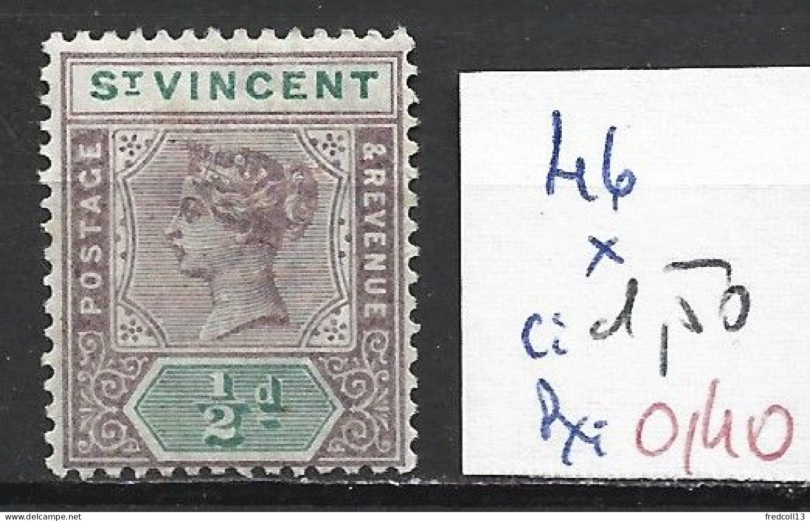 SAINT-VINCENT 46 * Côte 1.50 € - St.Vincent (...-1979)