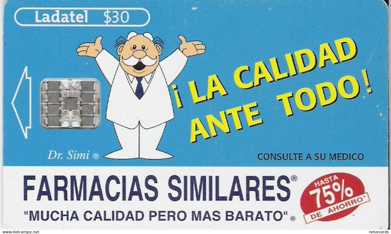 Mexico: Telmex/lLadatel - 2001 Pharmacias Similares. Calendar - México